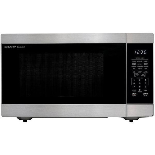 Sharp 2.2 Cf Countertop Microwave Oven Inverter Technology Zsmc2266ks