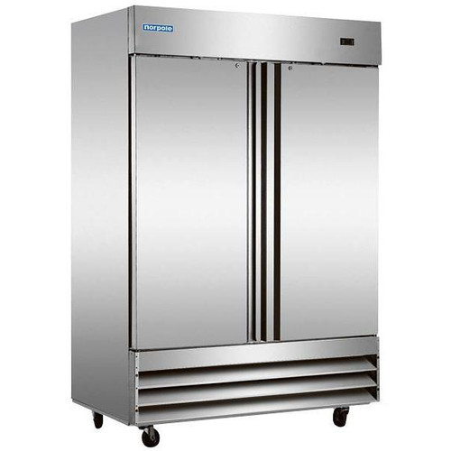 Norpole 2 Solid Door Reach-In Freezer NP2F