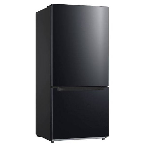 Seasons ENERGY STAR 18.7 cu. ft. 30 In. Bottom-Freezer Refrigerator With Ice Maker, Black, ADA