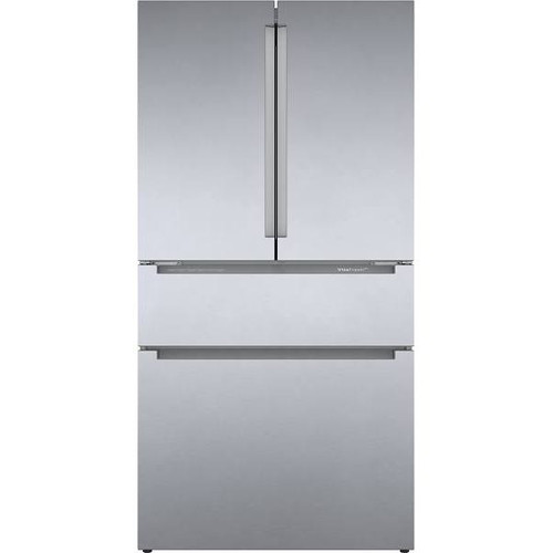 Bosch 800 Series 36 Inch 21 Cubic Feet French Door Refrigerator/Stainless Steel B36CL80ENS