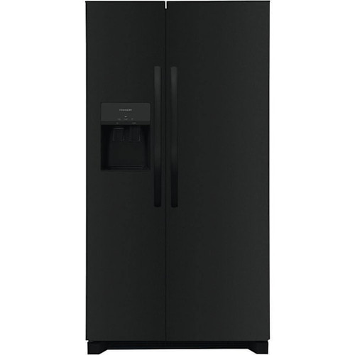 Frigidaire ENERGY STAR 36" 25.6 Cu. Ft. Standard Depth Side By Side Refrigerator, Black Stainless Steel FRSS2623AB