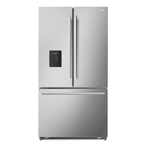 Cosmo 22.4 Cu. Ft. 3-Door French Door Refrigerator With Water Dispenser And Auto