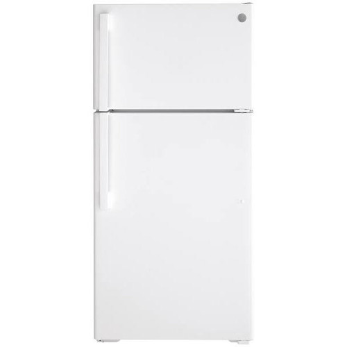 GE 15.6 cu. ft. 28in. Top Freezer Refrigerator, White