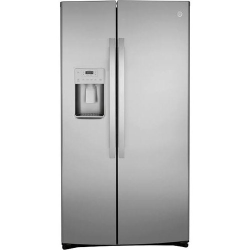 GE 21.8 cu. ft. 36in. Side By Side Refrigerator With Ice Maker, Stainless Steel