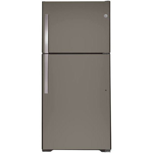 GE 21.9 cu. ft. 33in. Top Freezer Refrigerator, Garage Ready, Slate
