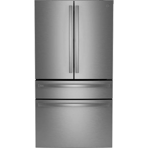 GE Profile ENERGY STAR 23.2 Cu. Ft. 4-Door French Door SmartHQ Refrigerator With Ice Maker, Stainless Steel