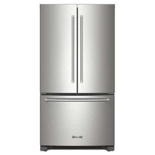 KitchenAid ENERGY STAR 20 cu. ft. French Door Refrigerator With Ice Maker, Stainless Steel