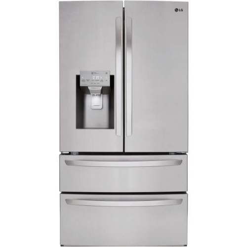 Lg 28-Cu. Ft. 4-Door French Door Refrigerator In Stainless S