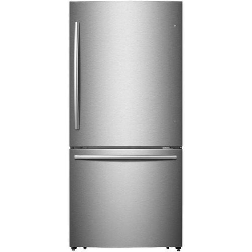 Mora 17.2 Cubic Feet Bottom Freezer Refrigerator In Stainless Steel