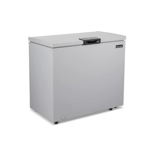 NewAir COMPACT Chest Freezer, 6.7 Cu. Ft. - Cool Gray