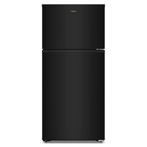 Whirlpool 14.3 Cu. Ft. Top Freezer Refrigerator Total Coverage Cooling Black