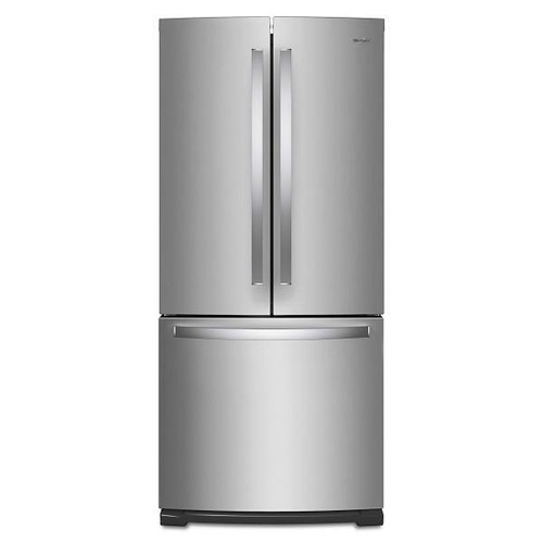 Whirlpool 20 Cu. Ft. 30 In. French Door Refrigerator With Ice Maker, Stainless Steel
