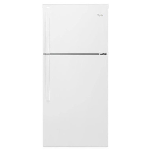 Whirlpool ENERGY STAR 19 cu. ft. 30 In. W Top Freezer, White, ADA