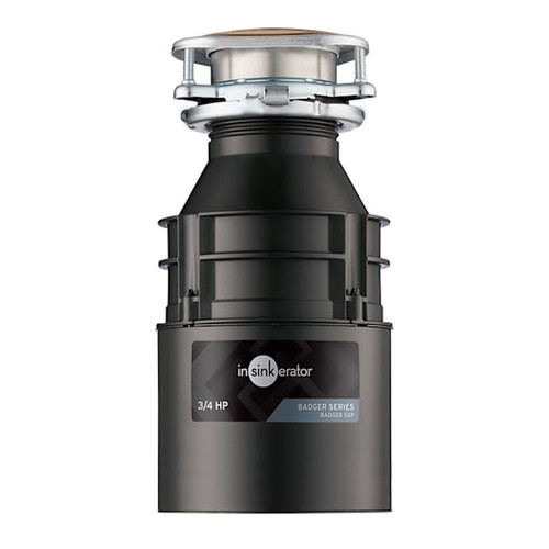 InSinkErator Badger 5xp Series 3/4 HP Garbage Disposal, Dura-Drive Induction Motor