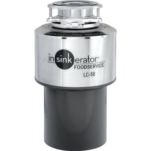 InSinkErator Lc-50 Series 1/2 HP Commercial Garbage Disposal, Light Capacity, 1 Phase, 120 V