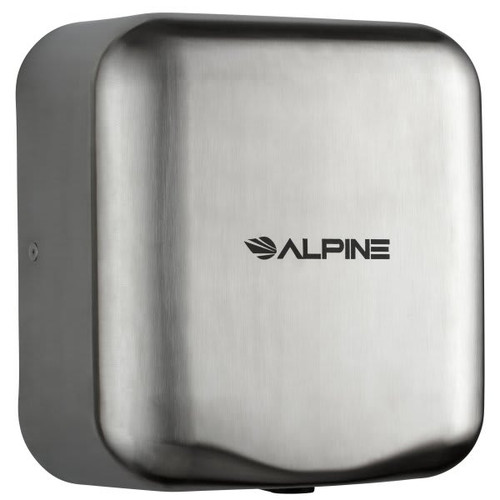 Alpine Industries Hemlock High-Speed Hand Dryer Brushed Stainless Steel 120v