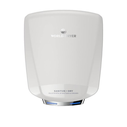 World Dryer Sanitize  Dry Sanitizing Dryer White