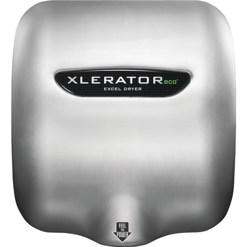 Xleratoreco No Heat Hand Dryer Brushed Stainless Steel Cover 110-120v