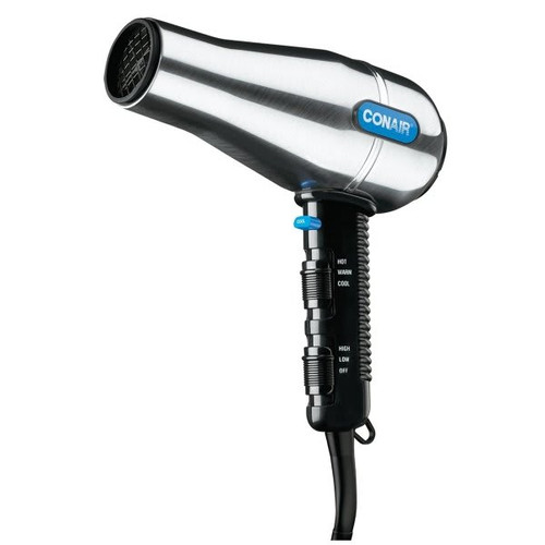 Conair 1875 Watt Brushed Metal Full Salon Size Dryer