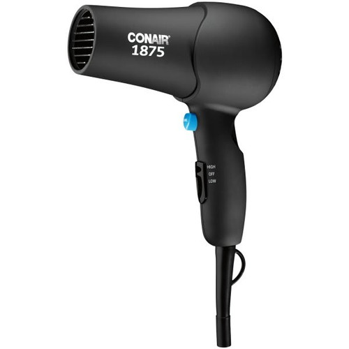 Conair Handheld 1875 Watt Hair Dryer - Soft-Touch Finish - Black