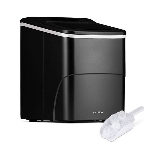 NewAir 26 Lbs. Countertop Ice Maker, Matte Black NIM026MB00