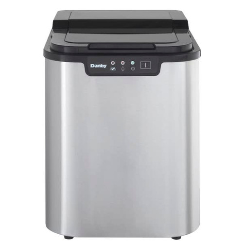 Danby 2 Lbs. Countertop Ice Maker In Stainless Steel