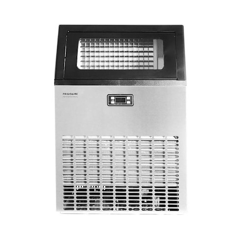Frigidaire 198 Lb. Commercial Cube-Shaped Ice Maker 17 In Wide Stainless Steel