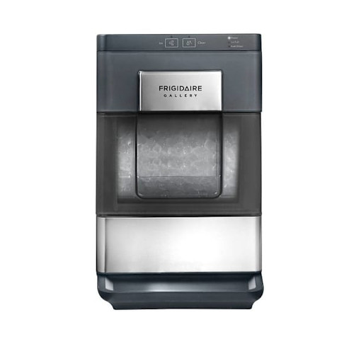 Frigidaire 33 Lbs. Countertop Ice Maker, Stainless Steel Accents, Nugget, Black