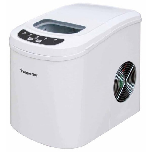 Magic Chef 27 Lbs Portable Ice Maker White