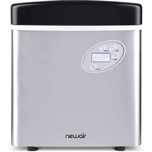 Newair Portable 50 Lb. Of Ice A Day Countertop Ice Maker (Stainless Steel)