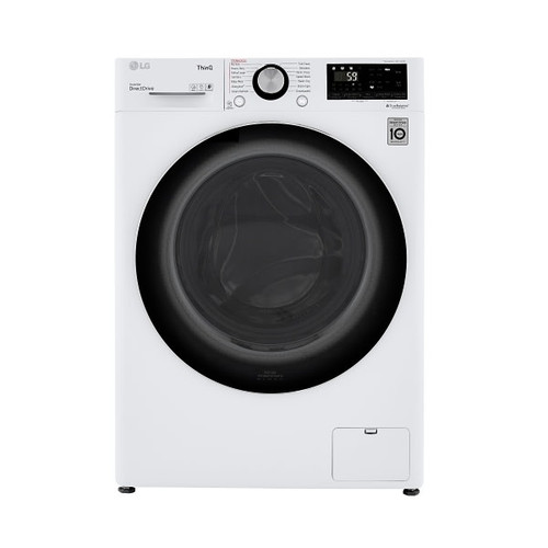 Lg 2.4 Cu.ft. 24 In All-In-One Compact Front Load Washer & Dryer Combo In White