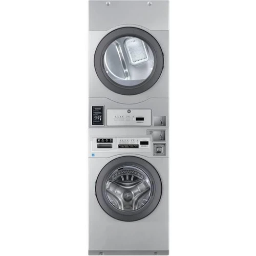 Crossover 2.0 By Wascomat Coin-Operated Washer And Electric Dryer Stack ADA Compliant