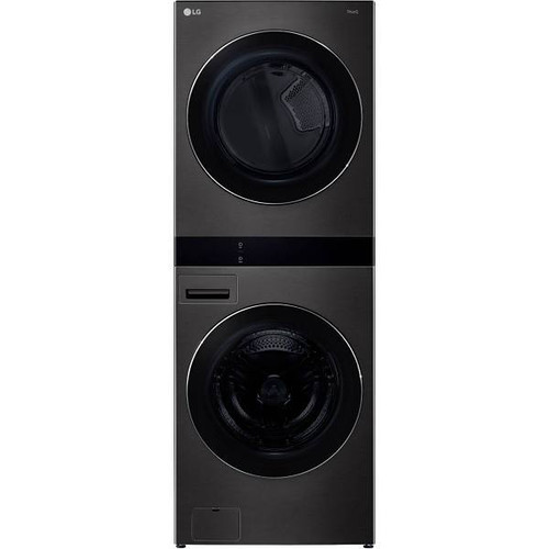 LG 5.0 Cubic Feet / 7.4 Cubic Feet Electric Washtower With Center Control, Ezdispense