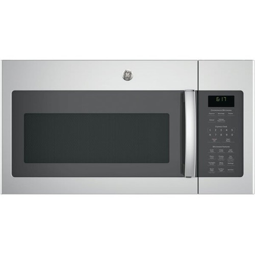 GE 1.7 cu. ft. Over The Range Top Convertible Vent Microwave, Stainless Steel