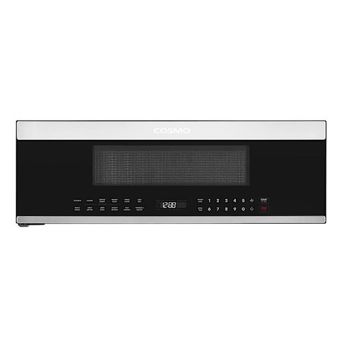 Cosmo Cos-3012orlp1ss 30" Slim Over The Range Microwave With Soft Touch Controls