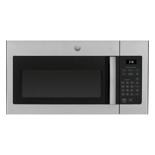 GE 1.6 cu. ft. Over The Range Convertible Top Vent Microwave, Stainless Steel