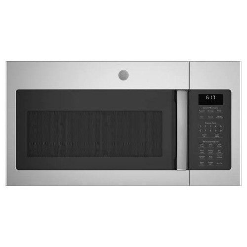 GE 1.7 cu. ft. Over The Range Convertible Top Vent Microwave, Sensor Cooking, Stainless Steel