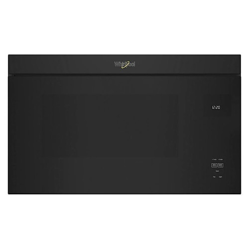 Whirlpool 1.1 cu. ft. Over The Range Convertible Microwave, Flush Design, Black