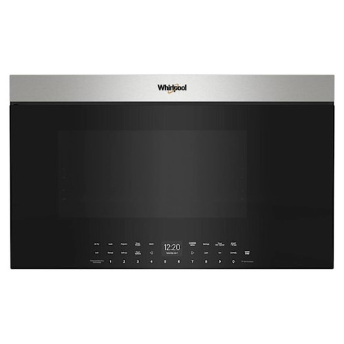 Whirlpool 1.1 Cu.ft. Over The Range Convertible Microwave With Air Fry, Advanced Sensing, Flush Design, Stainless Steel