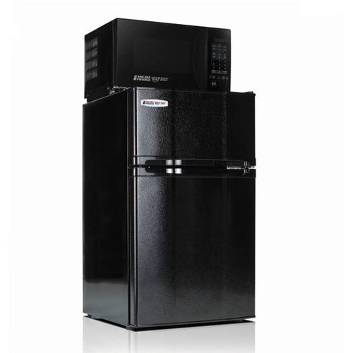 Microfridge 3.1 Cf Top Freezer Refrigerator 700 W Microwave Combo In Black