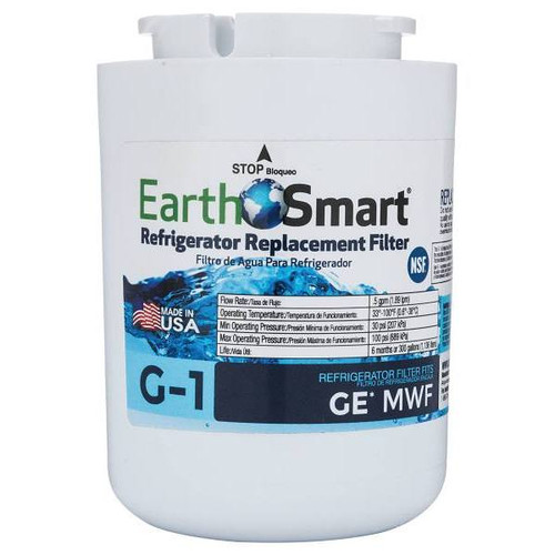 Earthsmart G-1 Single Refrigerator Filter Fits GE Mwf 102612