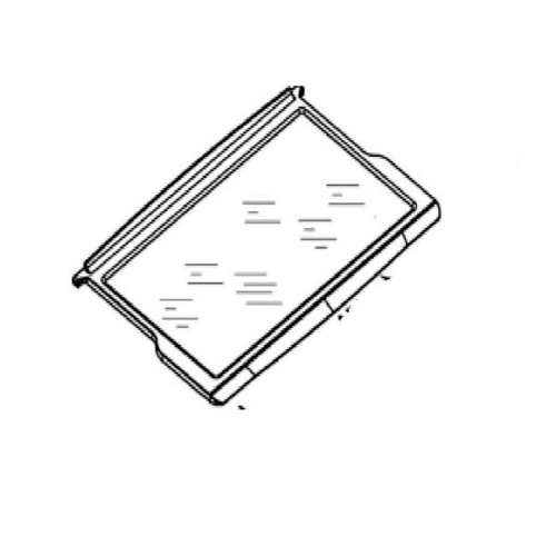 Whirlpool Replacement Glass Shelf For Refrigerator, Part#wpw10604629