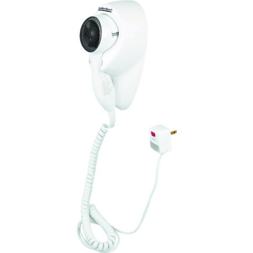 Hamilton Beach Wall Mount 1500 Watt Hair Dryer White With Night Light