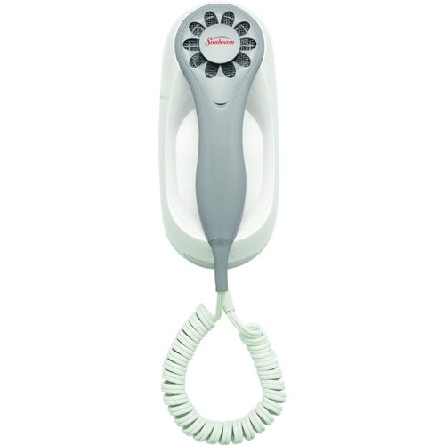 Sunbeam Global Wall Mount 1200-1500 Watt Hair Dryer White With Night Light