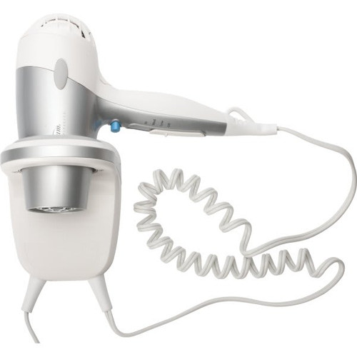 Sunbeam Greensense Mid-Size Wall Mount Hair Dryer, 1500 Watt, White