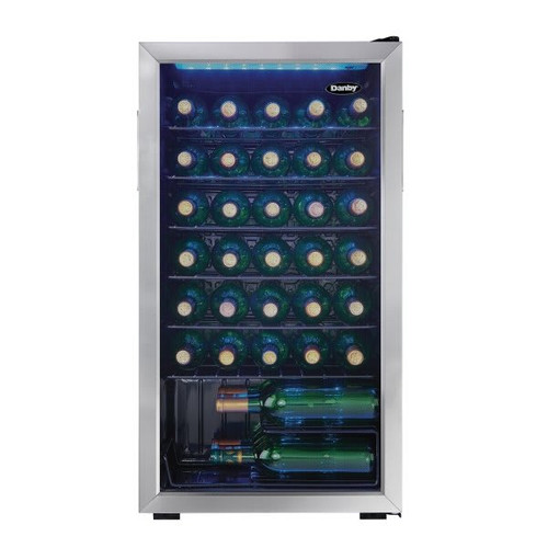 Danby 3.3 Cu. Ft. 36 Bottle Wine Cooler (Stainless Steel)