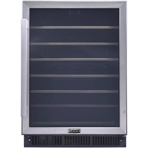 Galanz 47-Bottle Built-In Wine Cooler In Stainless Steel