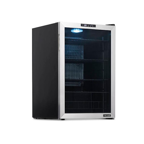 Newair 21 In. 160-Can Freestanding Cooler W/ Splitshelf And Digital Thermostat