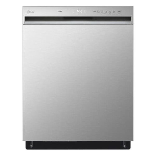 Lg 24 In. Front Control Dishwasher (Stainless Steel)