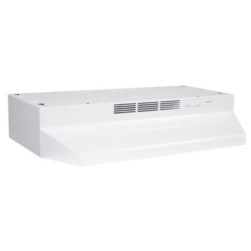 Broan-Nutone 36-Inch Convertible Range Hood White-On-White 230 Max Blower CFM